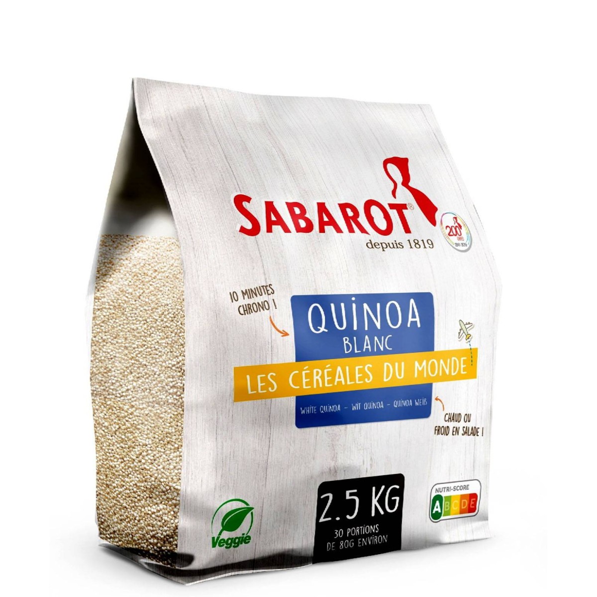 Achat en gros QUINOA BLANC FRANCE SABAROT sur cash-alimentaire.com