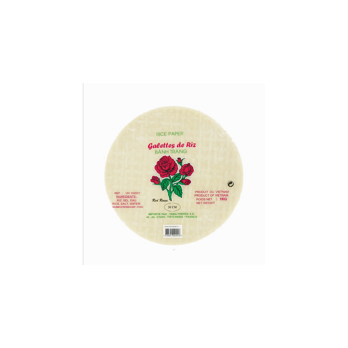 Achat en gros GALETTE DE RIZ ROSE BANHTRANG