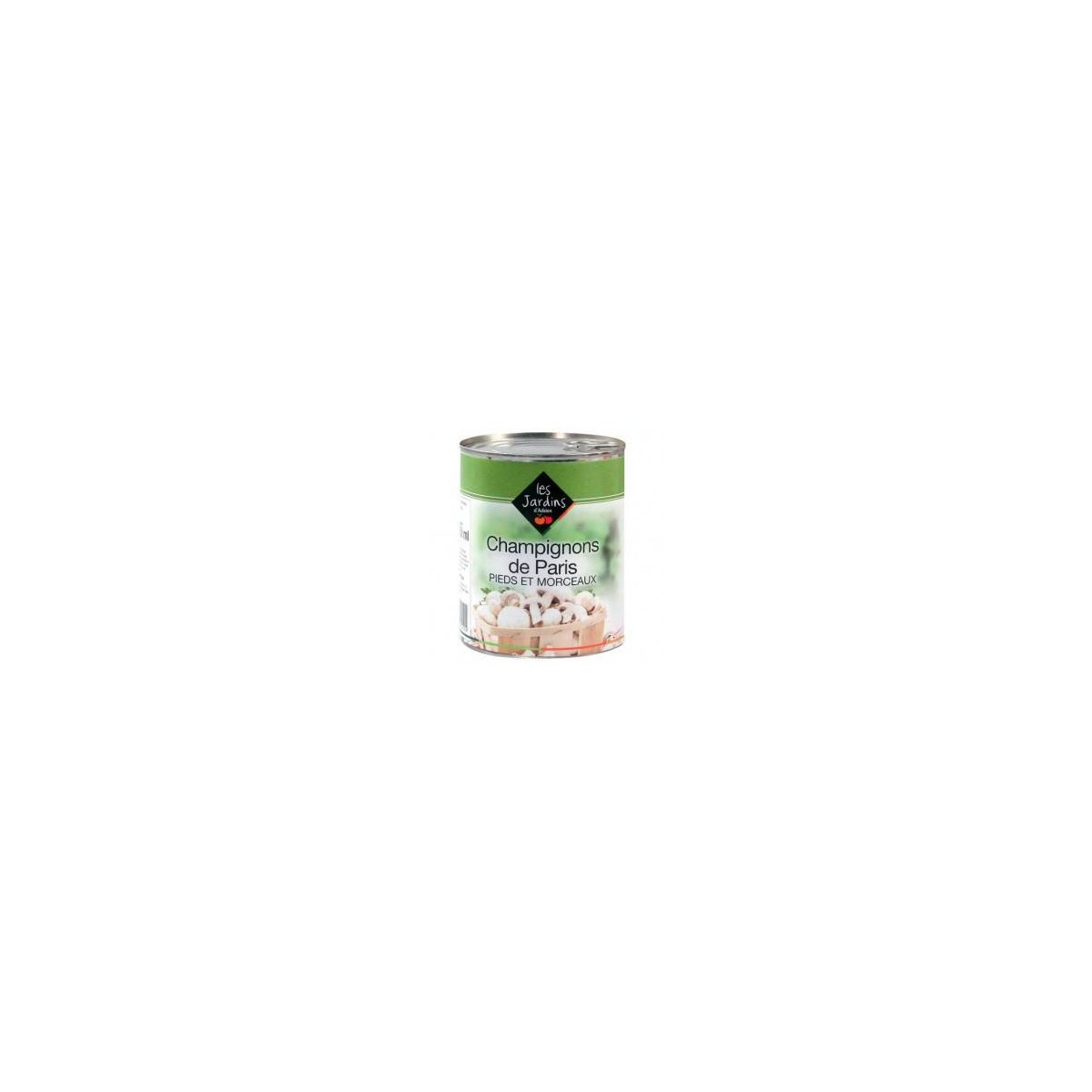 Achetez CHAMPIGNON PARIS PIEDS ET MORCEAUX JARDINS ADRIEN sur cash-alimentaire.com