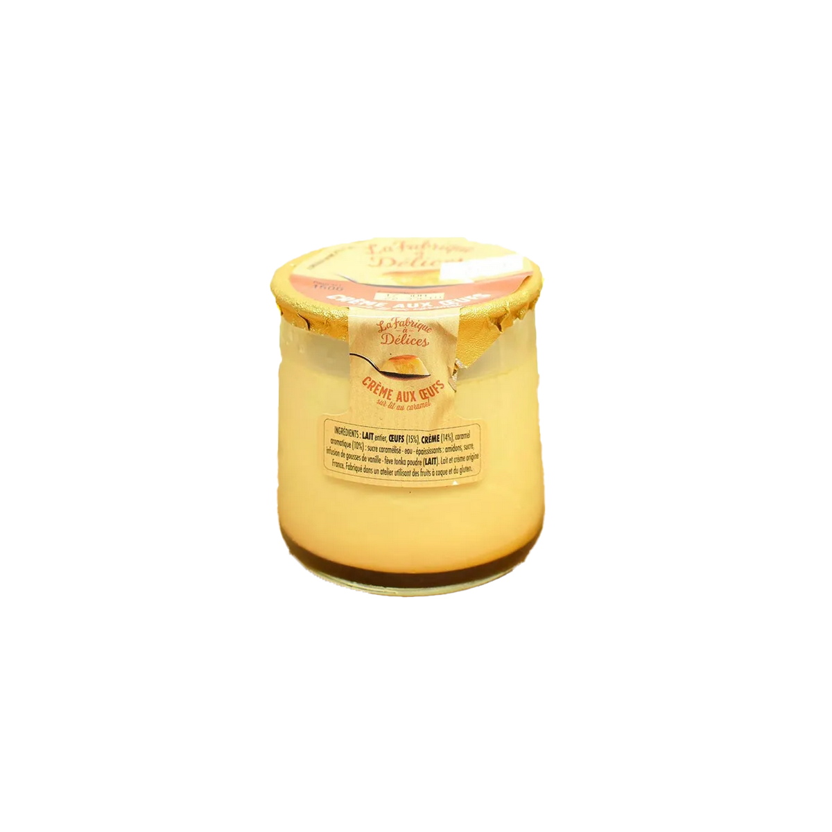 Fournisseur alimentaire de CREME AUX OEUFS LIT CARAMEL FABRIQUE DELICE - cash-alimentaire.com