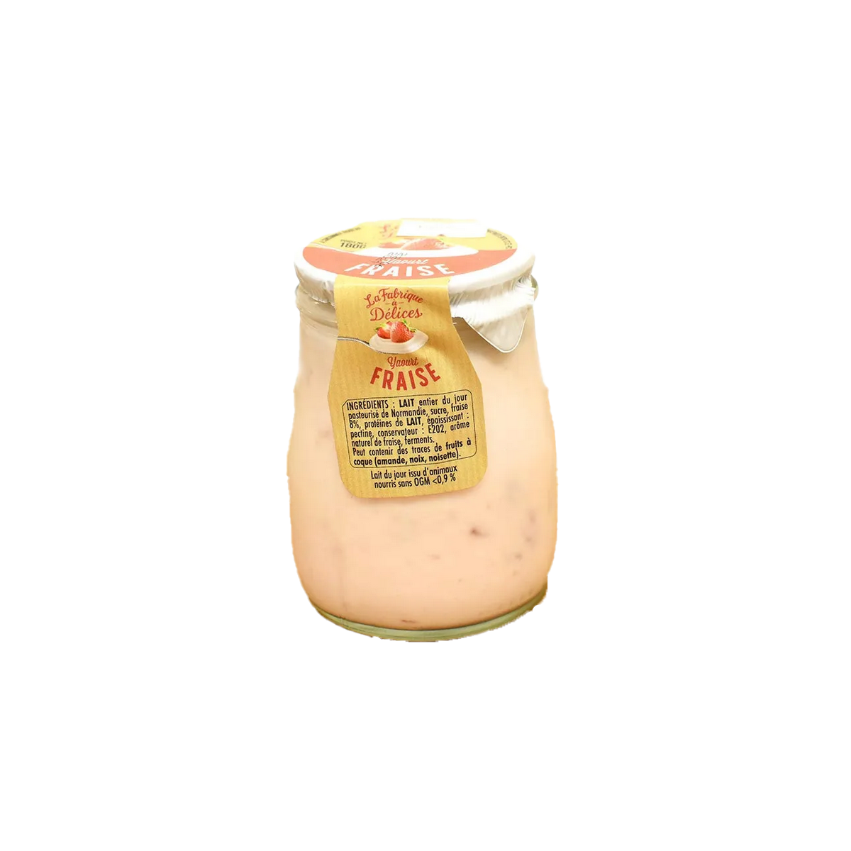 Achat en ligne de YAOURT BRASSE FRAISE FABRIQUE DELICE - cash-alimentaire.com