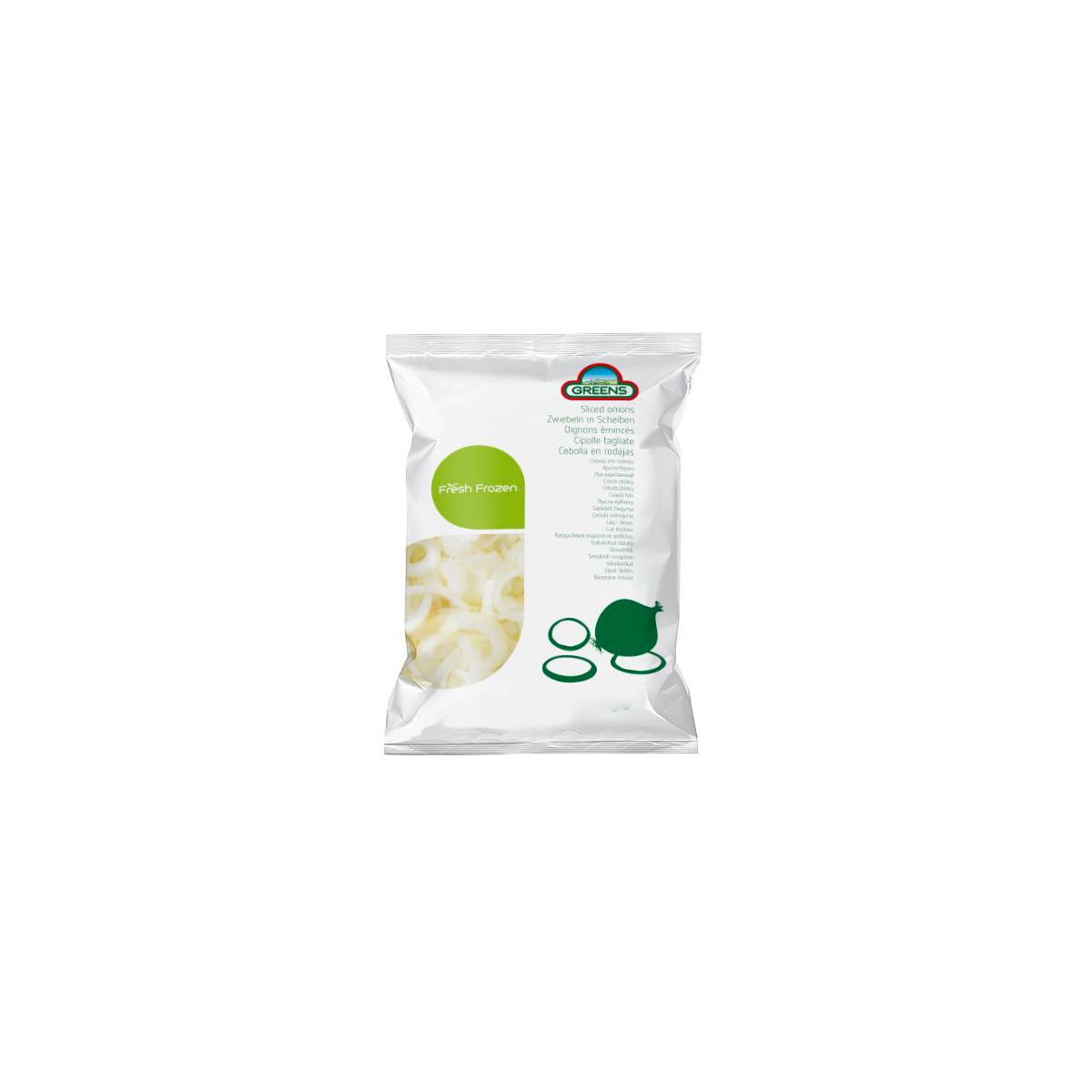 Achat en ligne OIGNON EMINCE 6-8MM SACHET 1KG GREENS sur cash-alimentaire.com