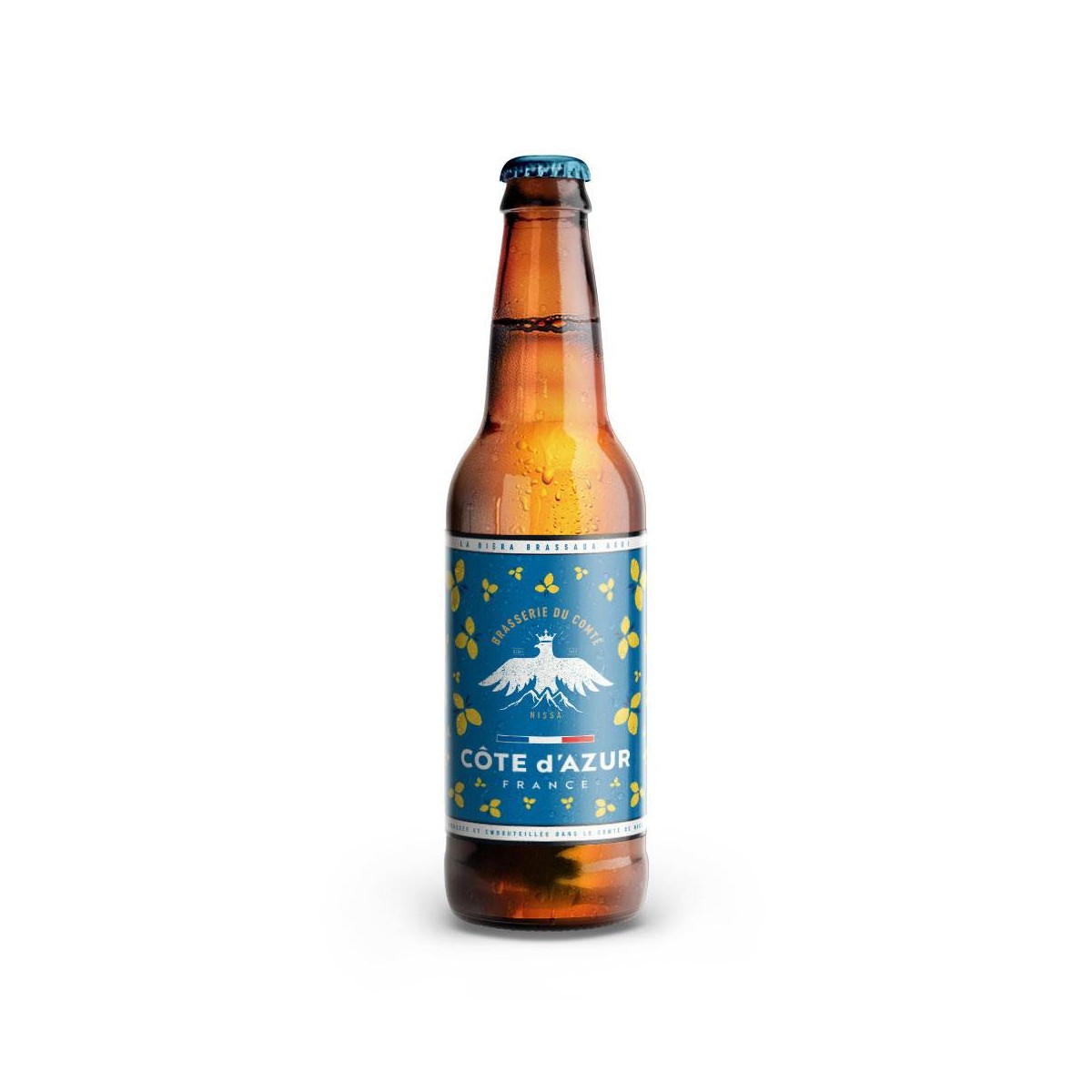 Achat en ligne BIERE BLANCHE CITRON COTE D AZUR BT 33CL DU MERCANTOUR VOL 5° BRASSERIE DU COMTE sur cash-alimentaire.com