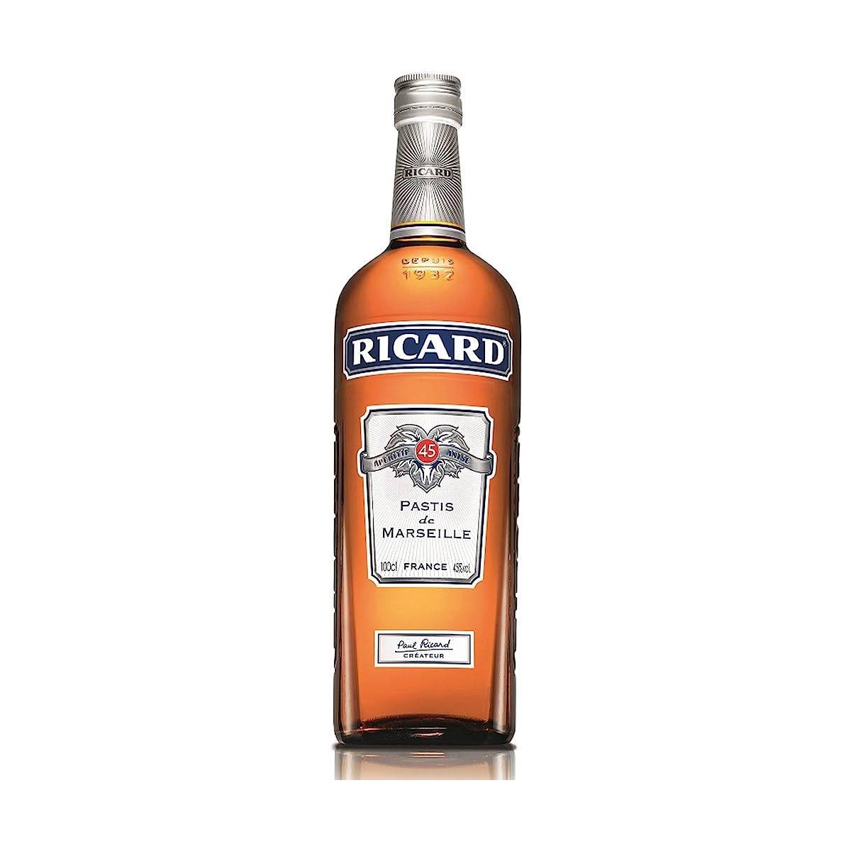 Achat en ligne PASTIS DE MARSEILLE 45° BT 1L RICARD sur cash-alimentaire.com