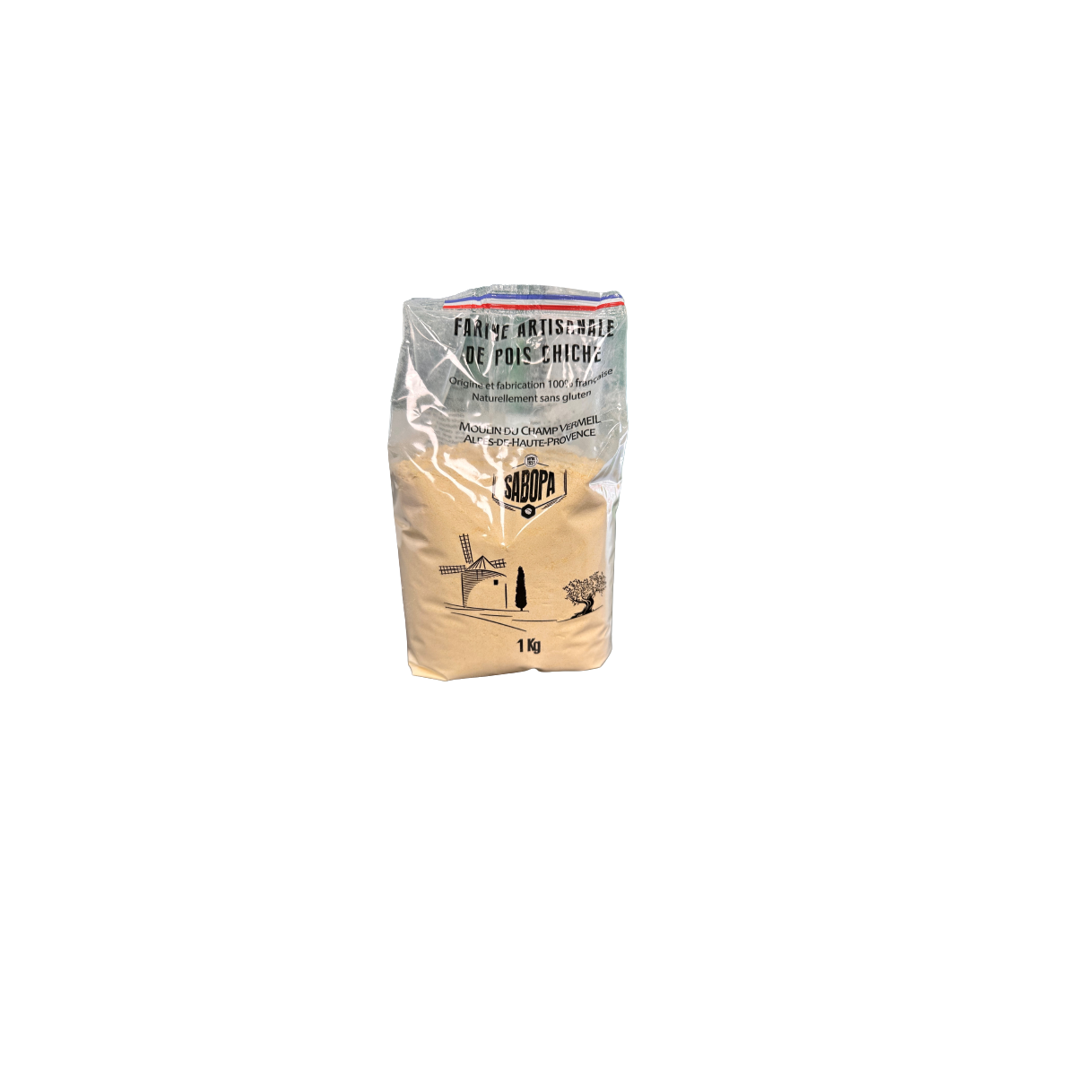 Vente en gros FARINE DE POIS CHICHE ARTISANALE SABOPA sur cash-alimentaire.com