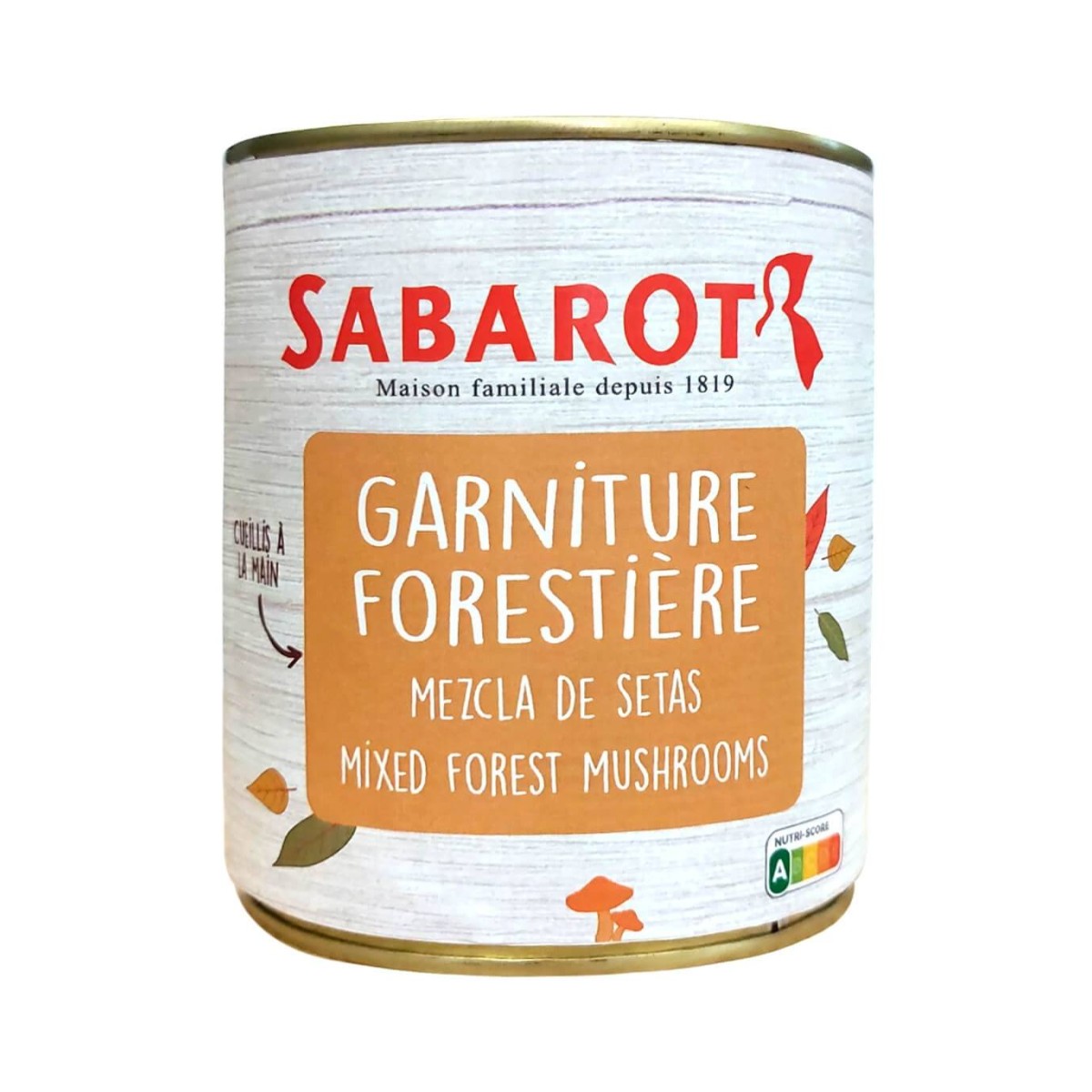 Achat en ligne GARNITURE FORESTIERE AU NATUREL SABAROT sur cash-alimentaire.com