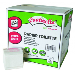 Achat en ligne PAPIER WC FEUILLE A FEUILLE OUATINELLE sur cash-alimentaire.com