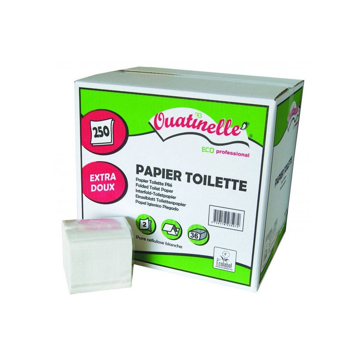 Achat en ligne PAPIER WC FEUILLE A FEUILLE OUATINELLE sur cash-alimentaire.com