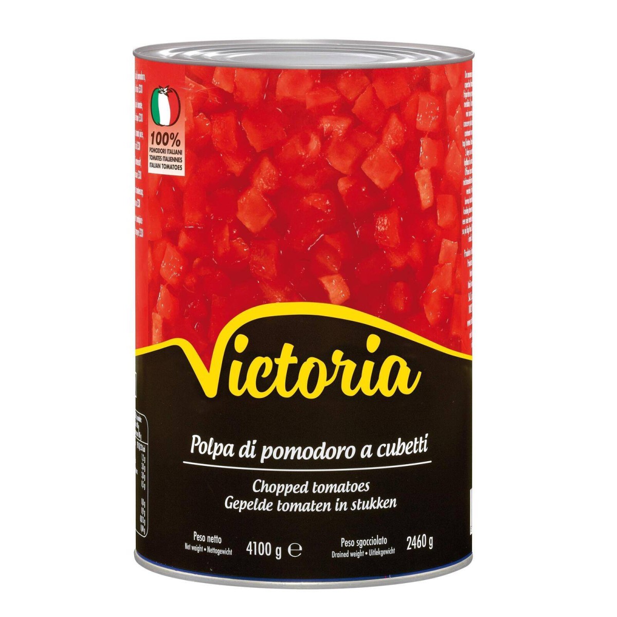 Achat en ligne TOMATE PELEE CONCASSEE ITALIE BOITE 5/1 VICTORIA sur cash-alimentaire.com