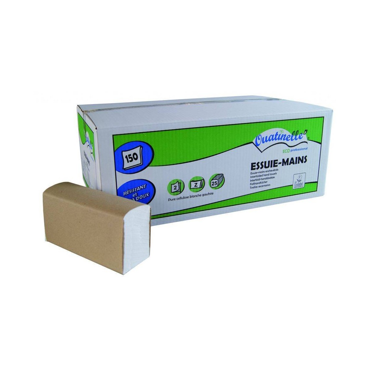 Achat en ligne ESSUIE MAIN PLIE Z BLANC OUATINELLE sur cash-alimentaire.com