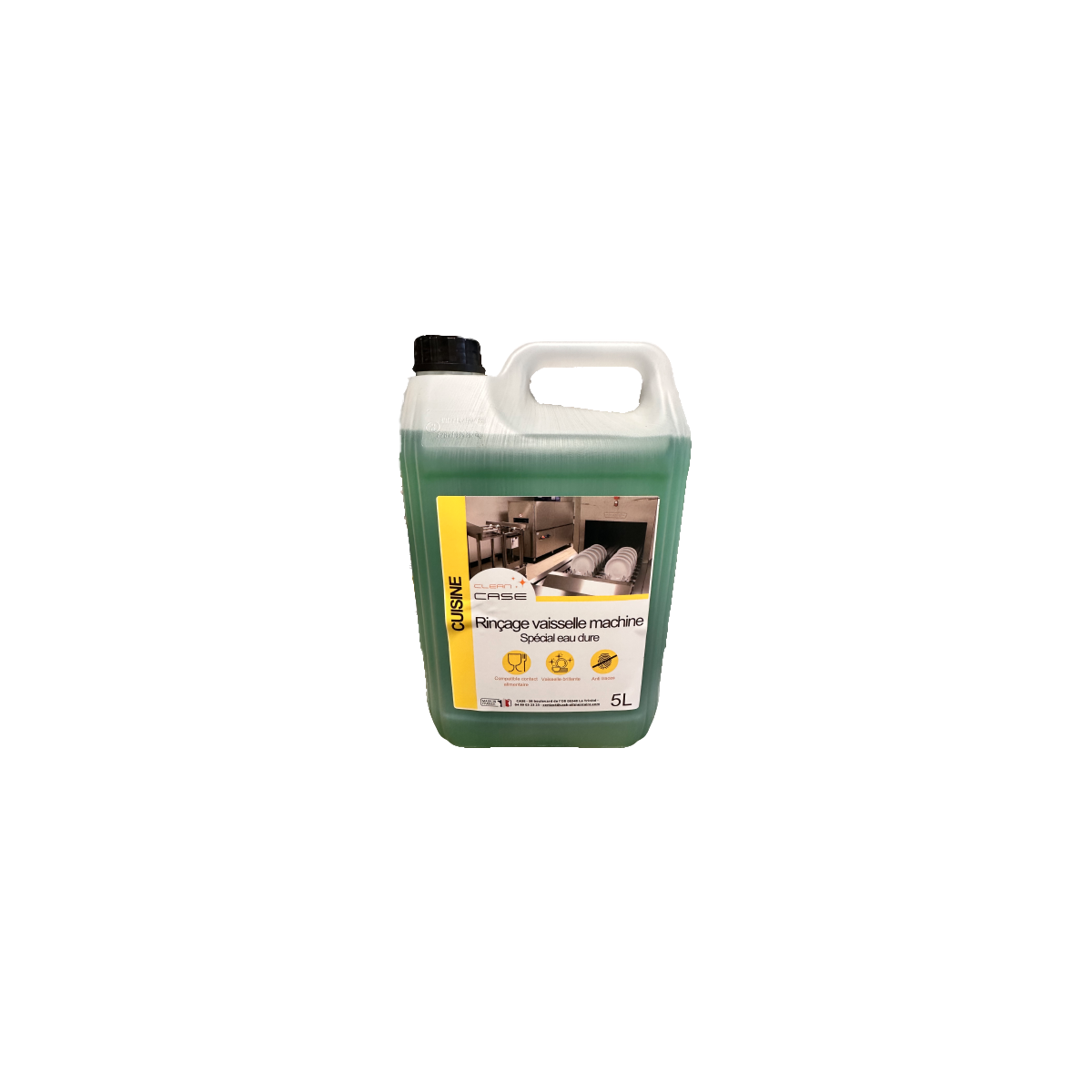 Achat en ligne LIQUIDE RINCAGE VAISSELLE MACHINE CLEAN CASE sur cash-alimentaire.com