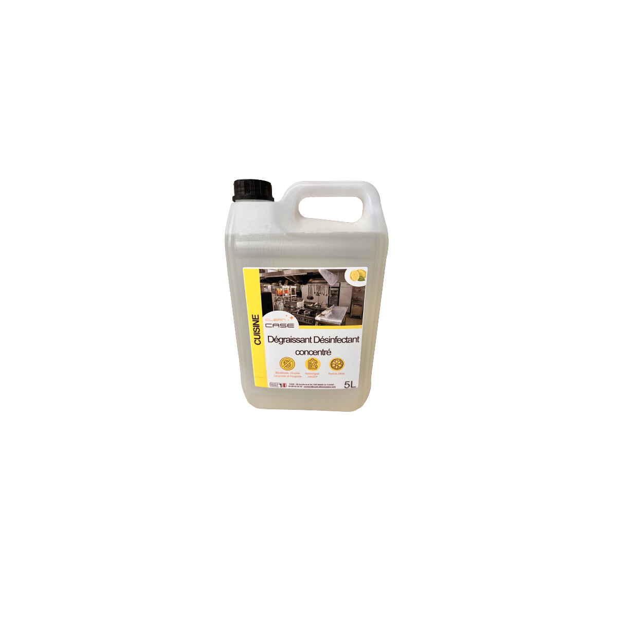 Achat en ligne DEGRAISSANT DESINFECTANT CONCENTRE CLEAN CASE sur cash-alimentaire.com