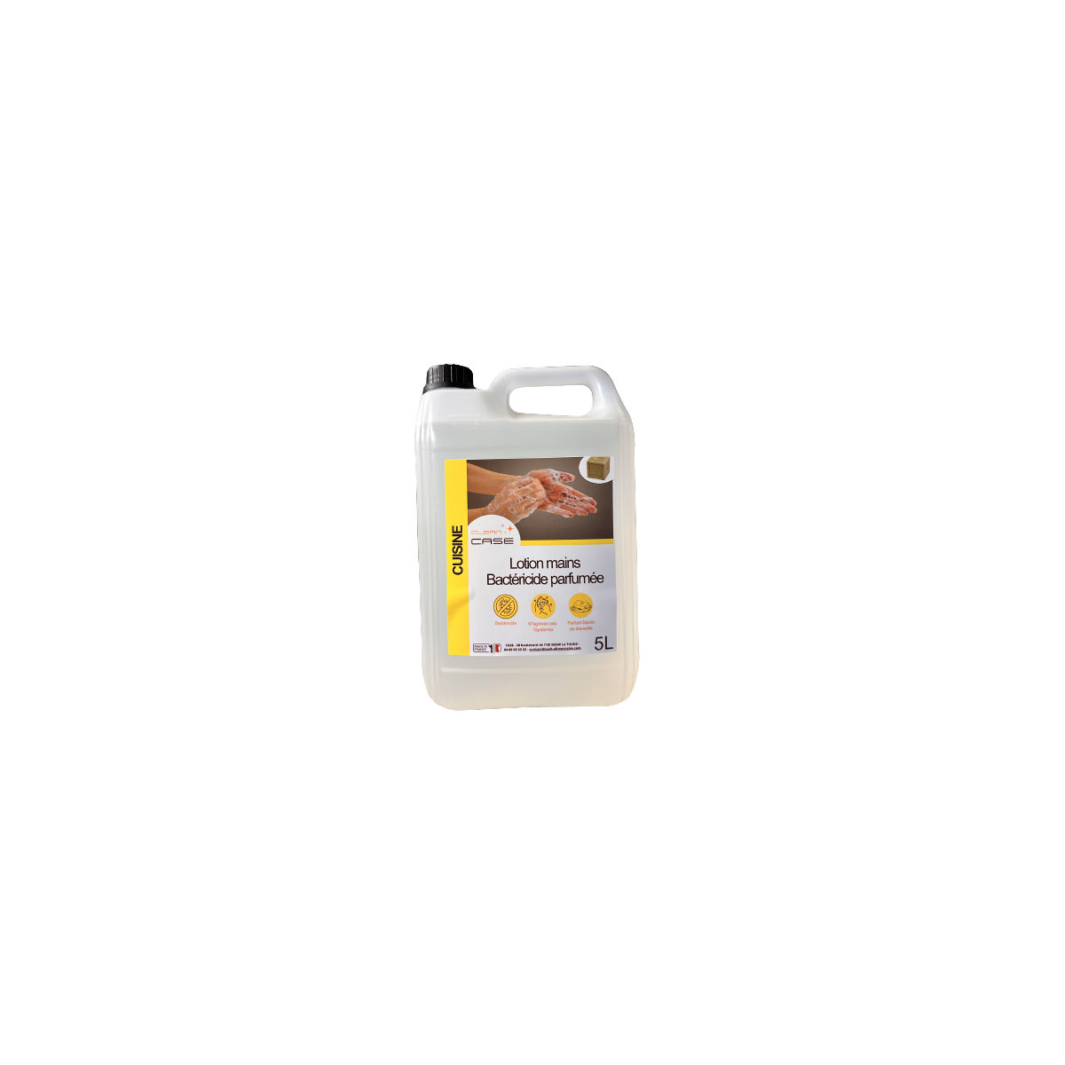 Achat en ligne LOTION MAINS BACTERICIDE CLEAN CASE sur cash-alimentaire.com