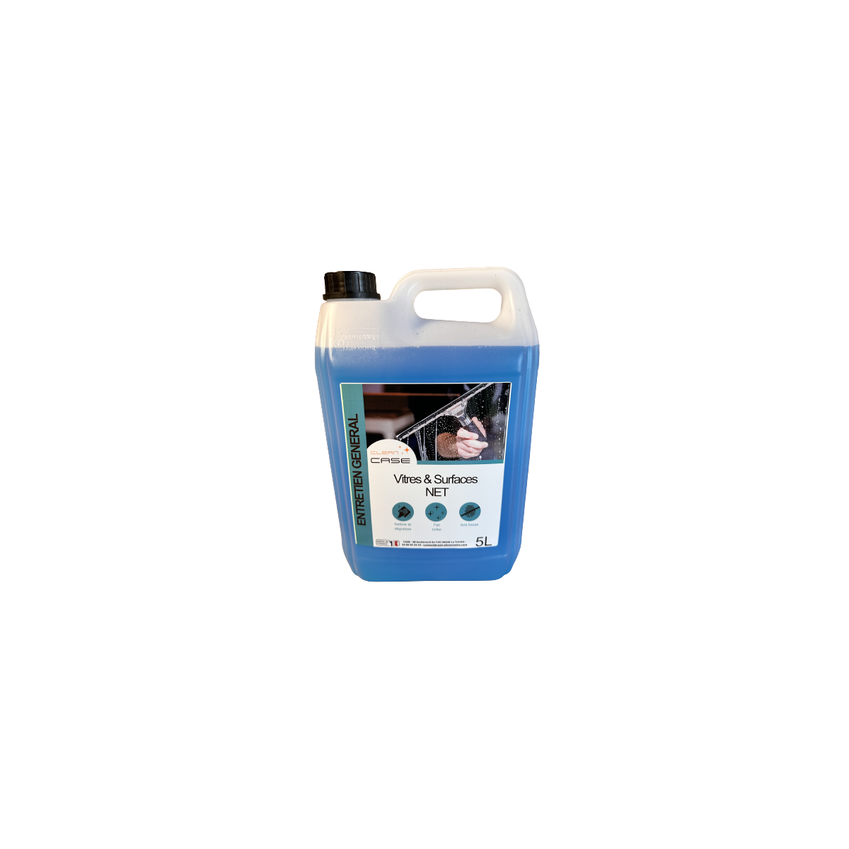 Achat en ligne NETTOYANT VITRE ET SURFACES NET CLEAN CASE sur cash-alimentaire.com