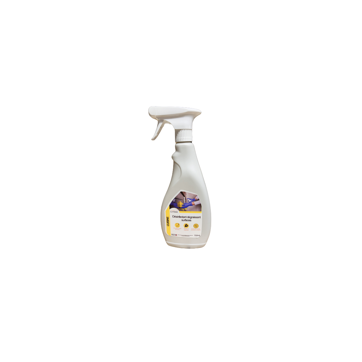 Dégraissant désinfectant surfaces spray 75 cl – Clean Case