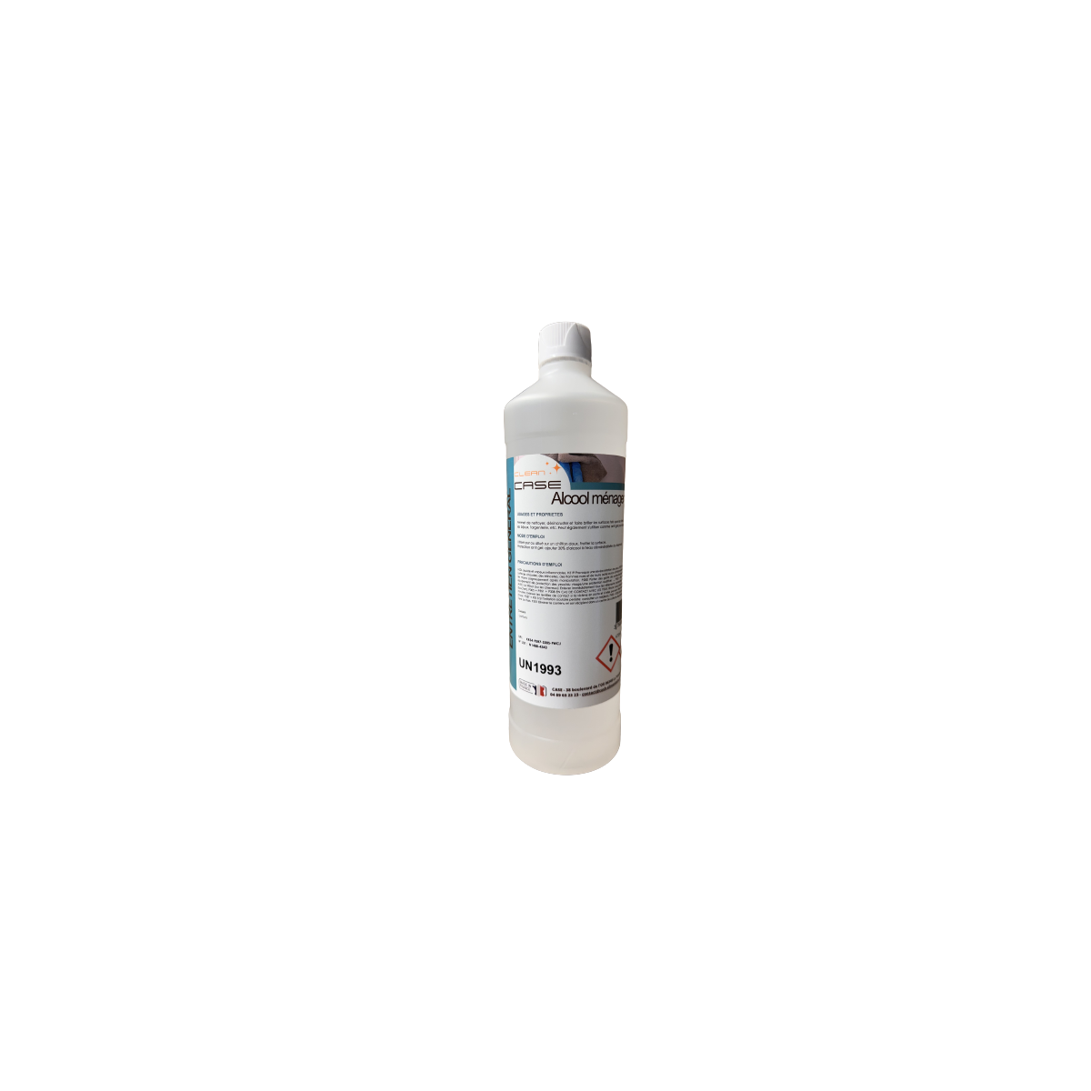 Alcool ménager nettoyant brillance 1 L – Clean Case