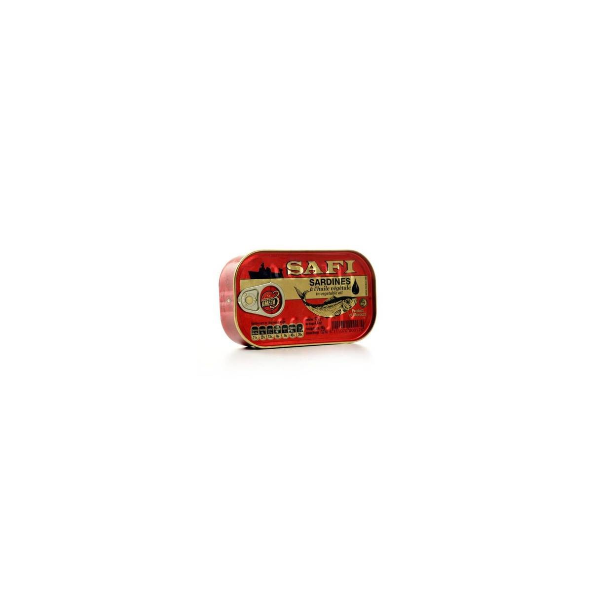 Achat en ligne SARDINE A L'HUILE 1/4 SAFI sur cash-alimentaire.com