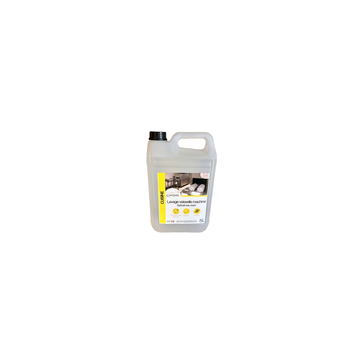 Achat en ligne LIQUIDE LAVAGE VAISSELLE EAU DURE CLEAN CASE sur cash-alimentaire.com