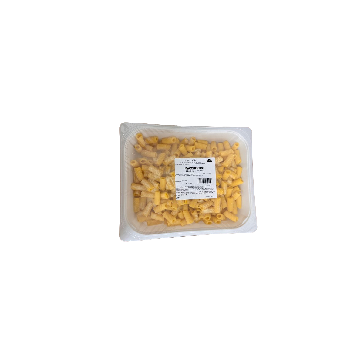 Achat en ligne MACCHERONI GRAND BARQUETTE 1 KG sur cash-alimentaire.com