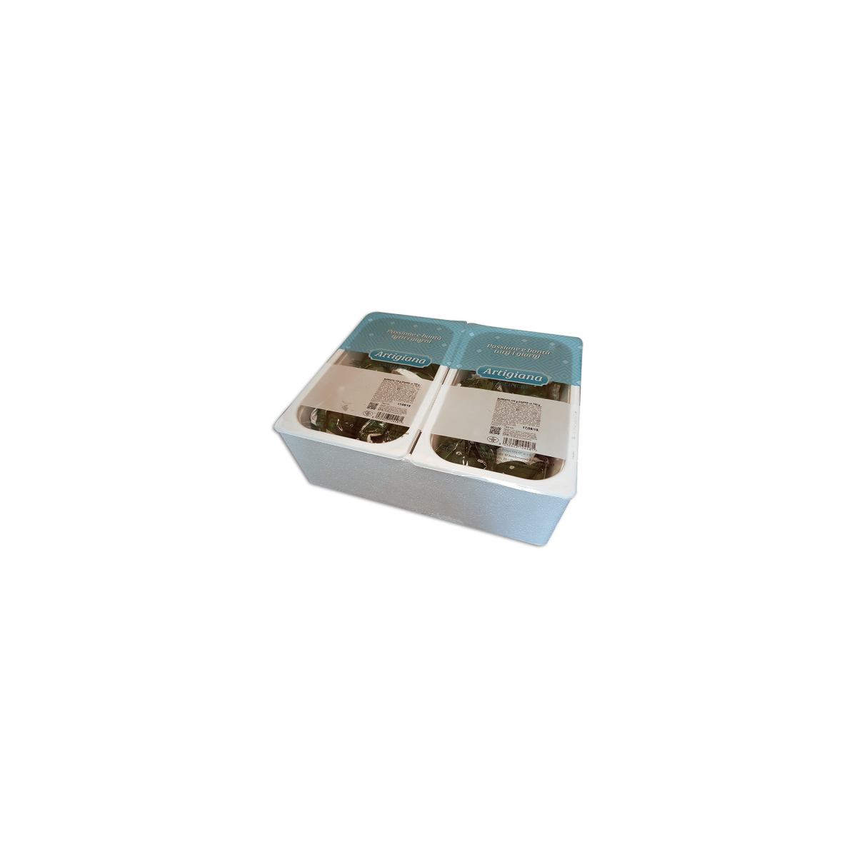 Vente en gros BURRATA BARQUETTE 250GR  LES POUILLES ITALIE sur cash-alimentaire.com