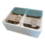 Vente en gros BURRATA BARQUETTE 250GR  LES POUILLES ITALIE sur cash-alimentaire.com