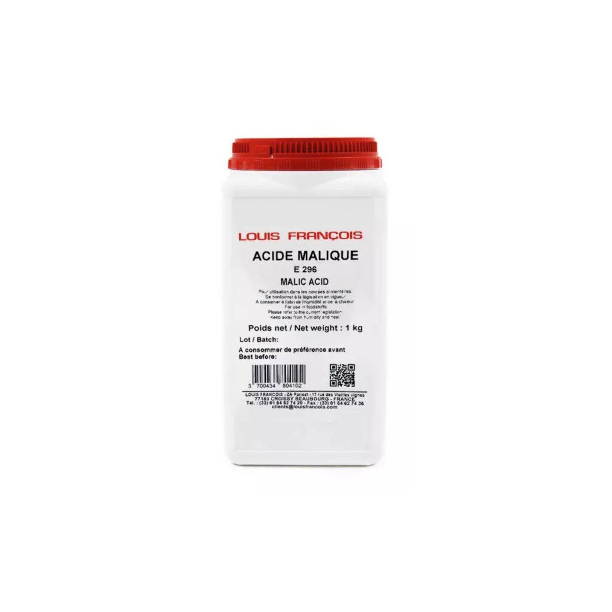 Vente en gros ACIDE MALIQUE POT 1KG sur Cash-alimentaire.com