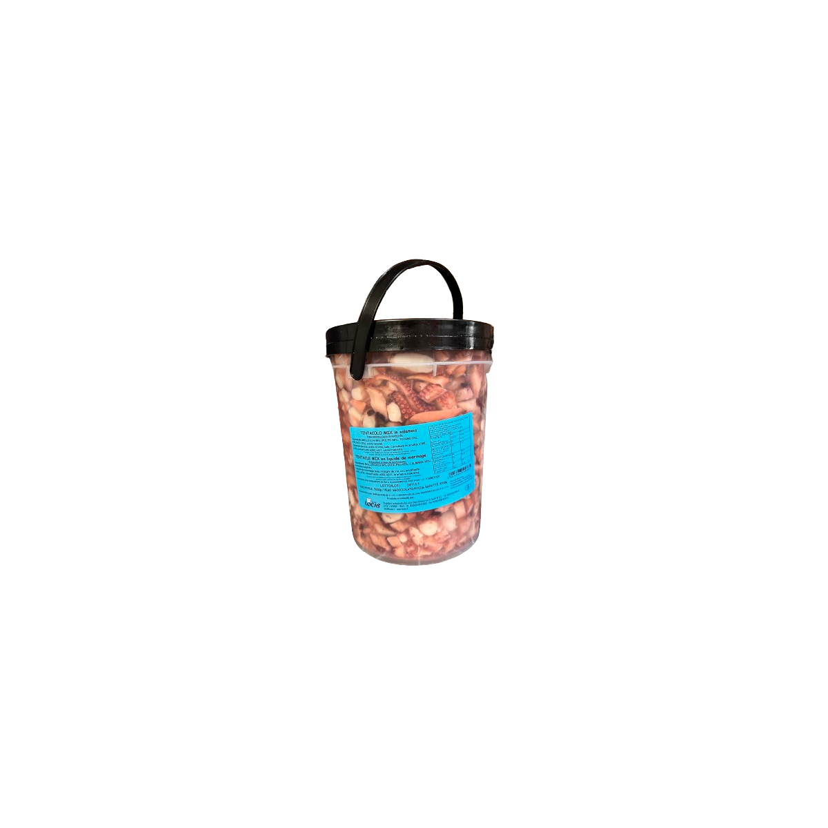 Vente en gros POULPE MORCEAUX EN SAUMURE SEAU 5KG sur Cash-alimentaire.com