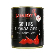 Achat en ligne GOUTTE DE POIVRON ROUGE BOITE 4/4 SABAROT sur cash-alimentaire.com