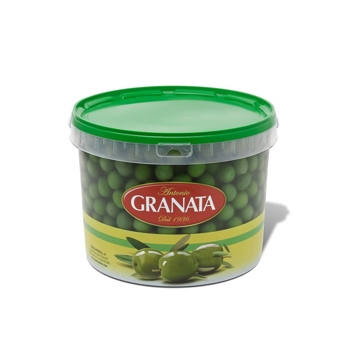 Achat en gros OLIVES VERTES BELLA DI CERIGNOLA 5KG LE SEAU ITALIE sur cash-alimentaire.com