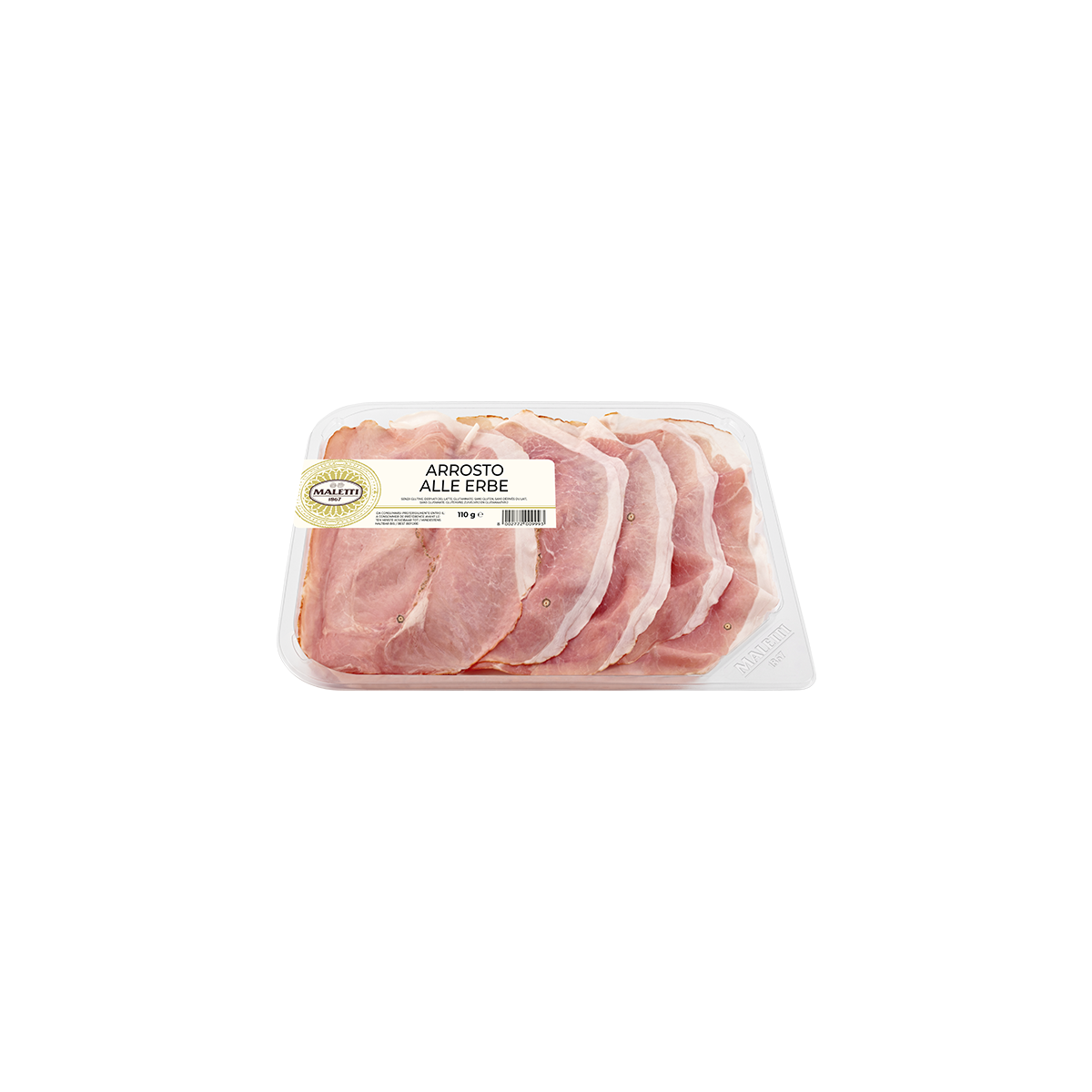 Achat en ligne JAMBON CUIT AUX HERBES TRANCHE 110GR ITALIE sur cash-alimentaire.com