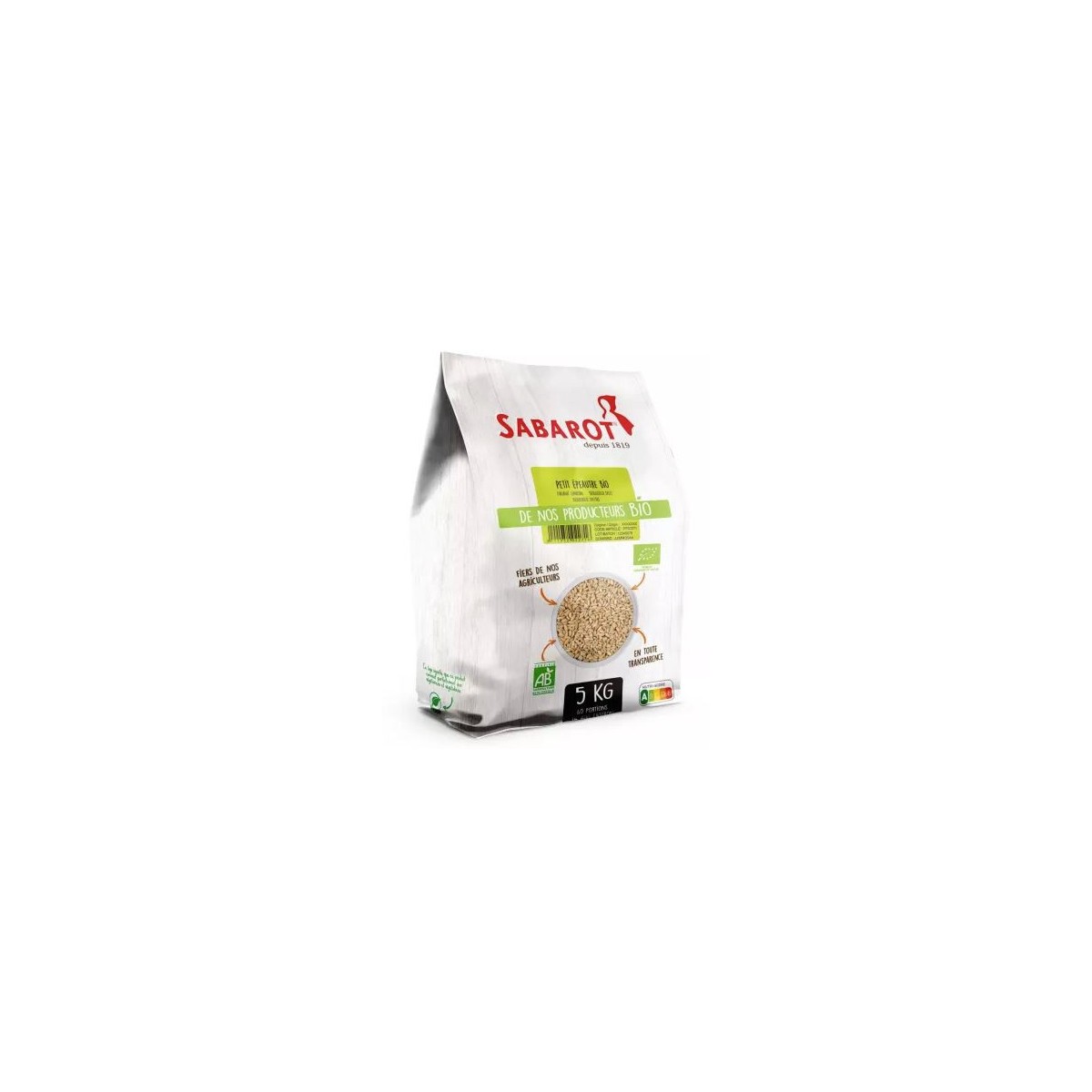 Achat en ligne EPEAUTRE PETIT BIO 5KG SABAROT sur cash-alimentaire.com