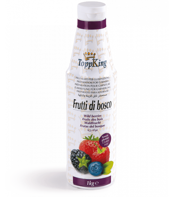 Achat en ligne SAUCE DESSERT FRUIT ROUGE TOPPING 1KG sur cash-alimentaire.com