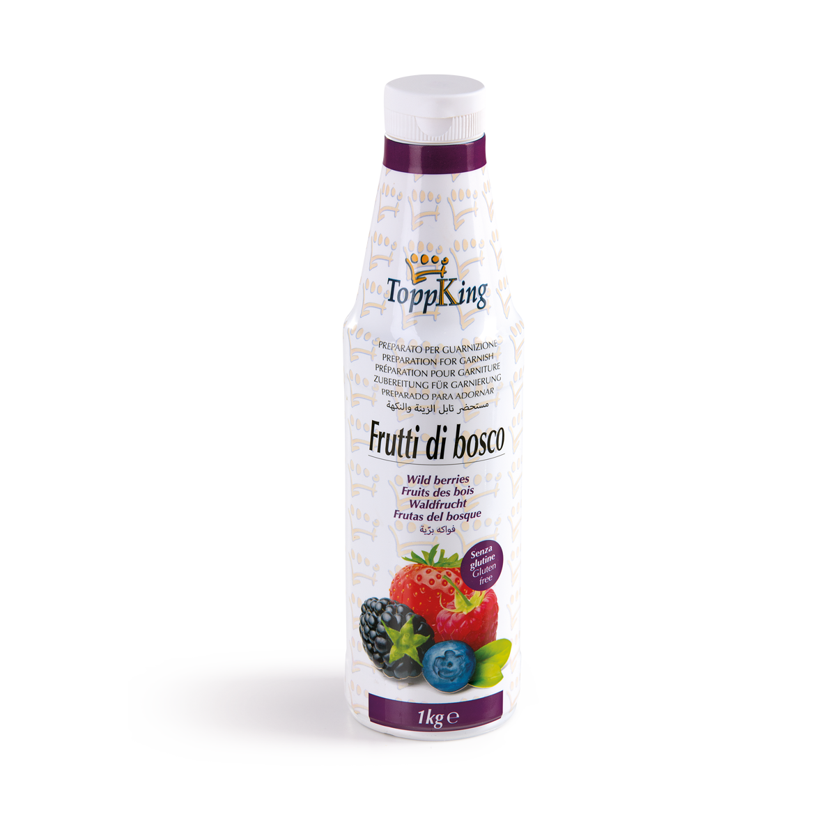 Achat en ligne SAUCE DESSERT FRUIT ROUGE TOPPING 1KG sur cash-alimentaire.com
