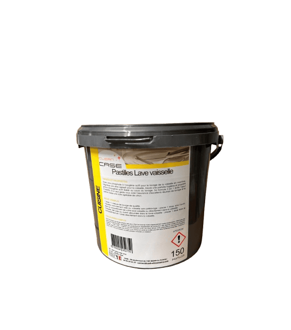 Achat en ligne PASTILLE LAVE VAISSELLE X 150 U SEAU NOTE CITRON sur cash-alimentaire.com