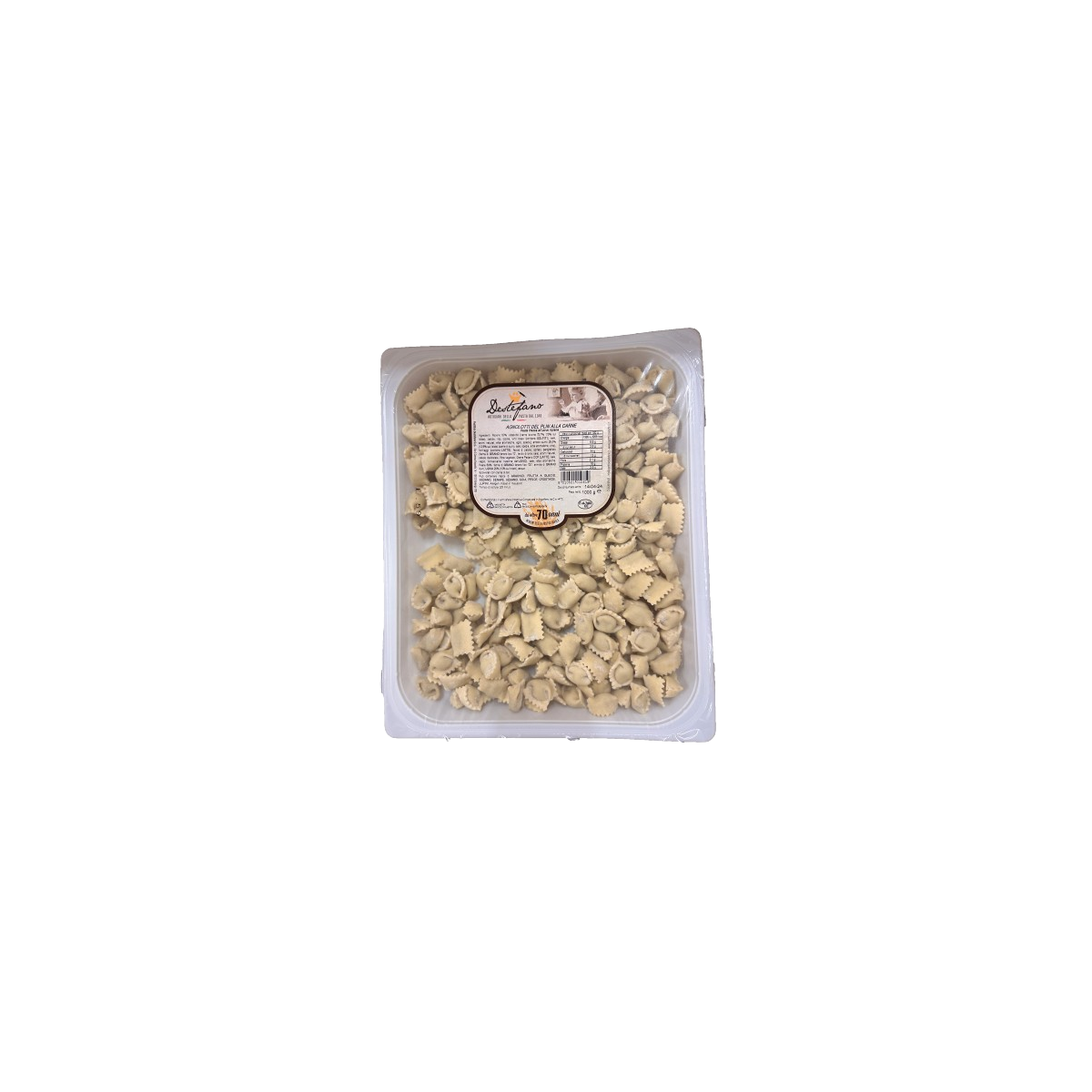 Achat en ligne AGNOLOTTI PLIN A LA VIANDE 500GR sur cash-alimentaire.com