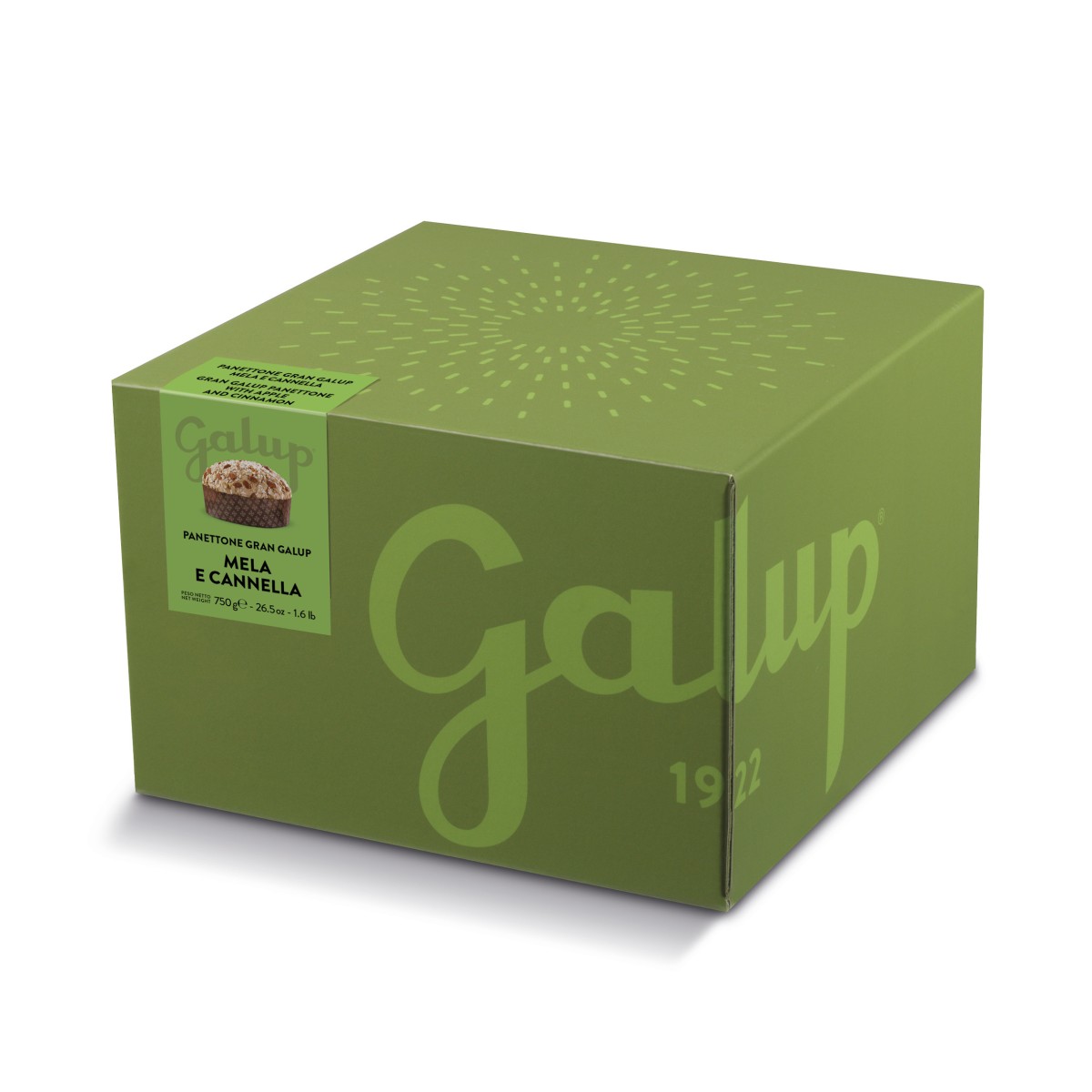 Achat en ligne PANETTONE POMME CANNELLE BOITE 750GR sur cash-alimentaire.com