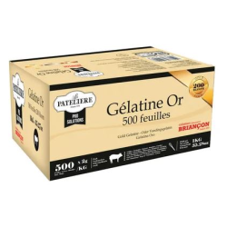 Achat en ligne GELATINE FEUILLE PORCINE 8GR sur cash-alimentaire.com