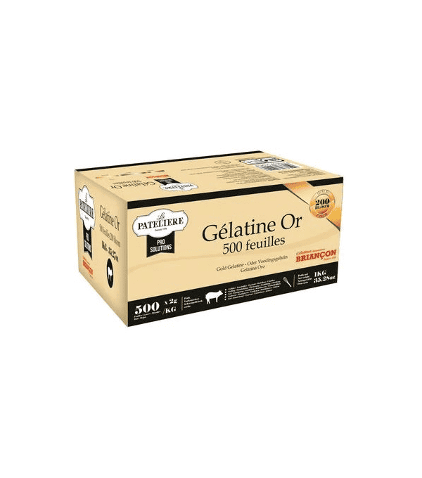 Achat en ligne GELATINE FEUILLE PORCINE 8GR sur cash-alimentaire.com