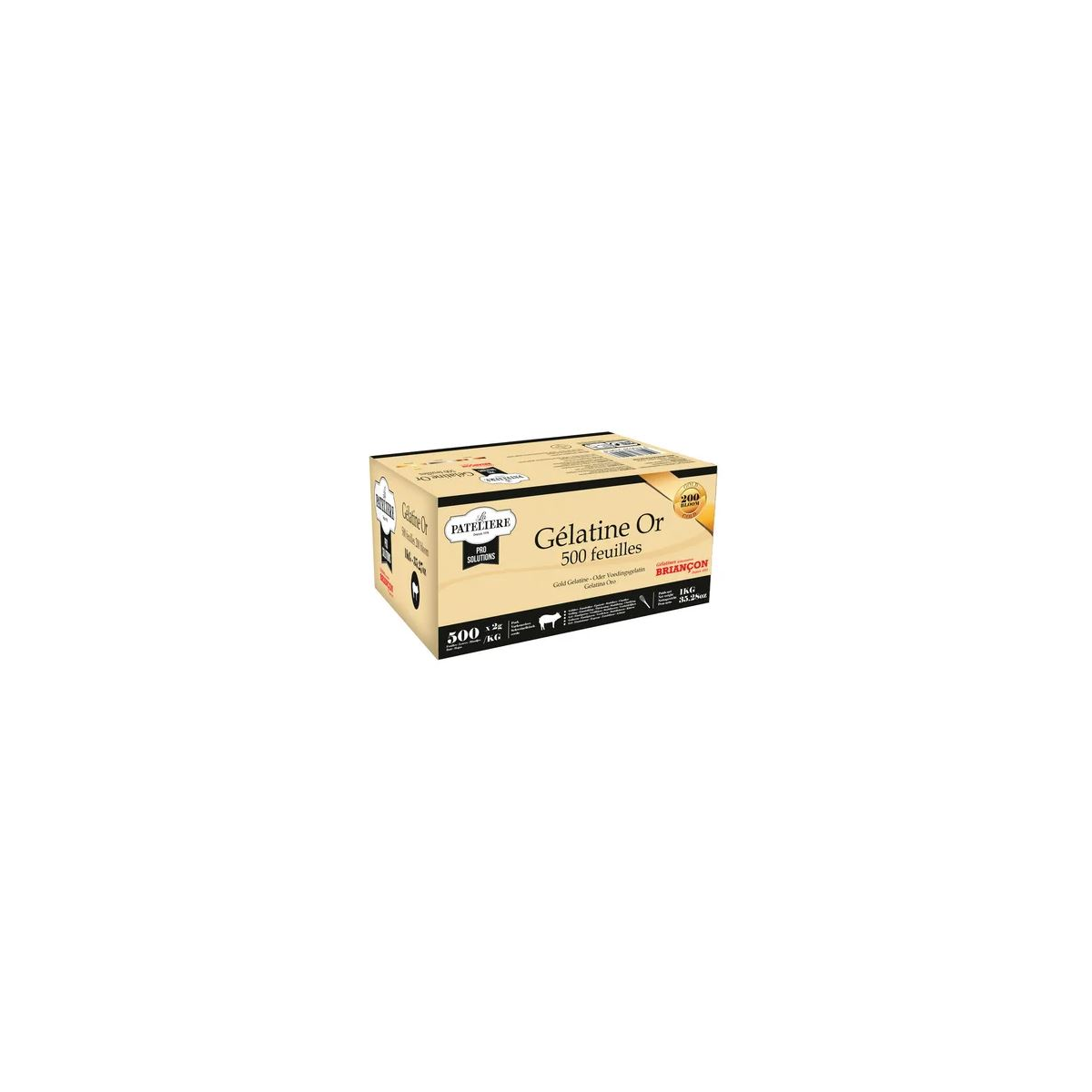 Achat en ligne GELATINE FEUILLE PORCINE 8GR sur cash-alimentaire.com