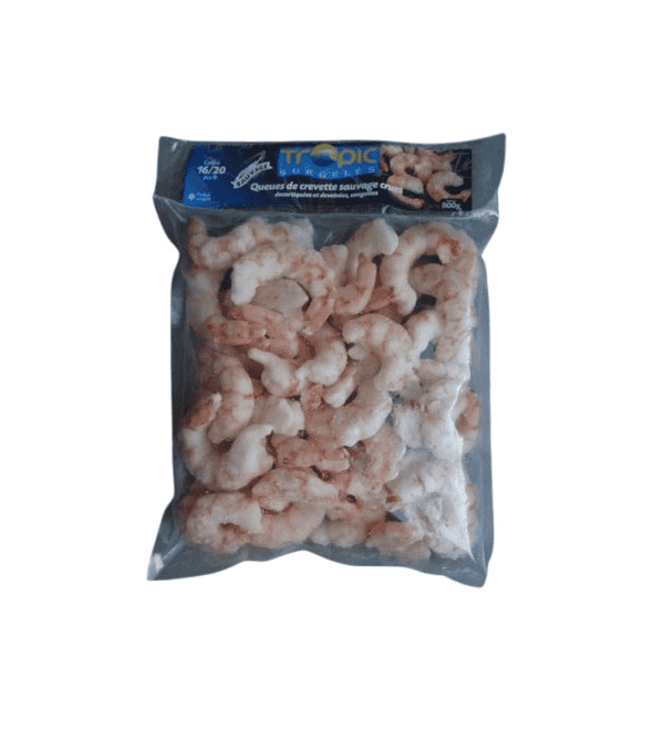 Achat en ligne QUEUE CREVETTE 10/20 SAUVAGE sur cash-alimentaire.com