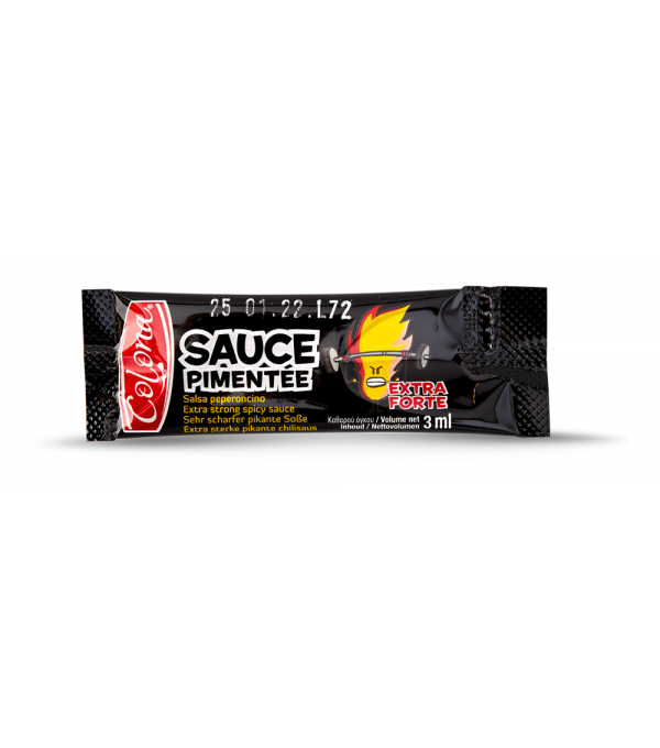 Achat en ligne HUILE PIMENTEE EXTRA FORTE DOSETTE 3ML sur cash-alimentaire.com