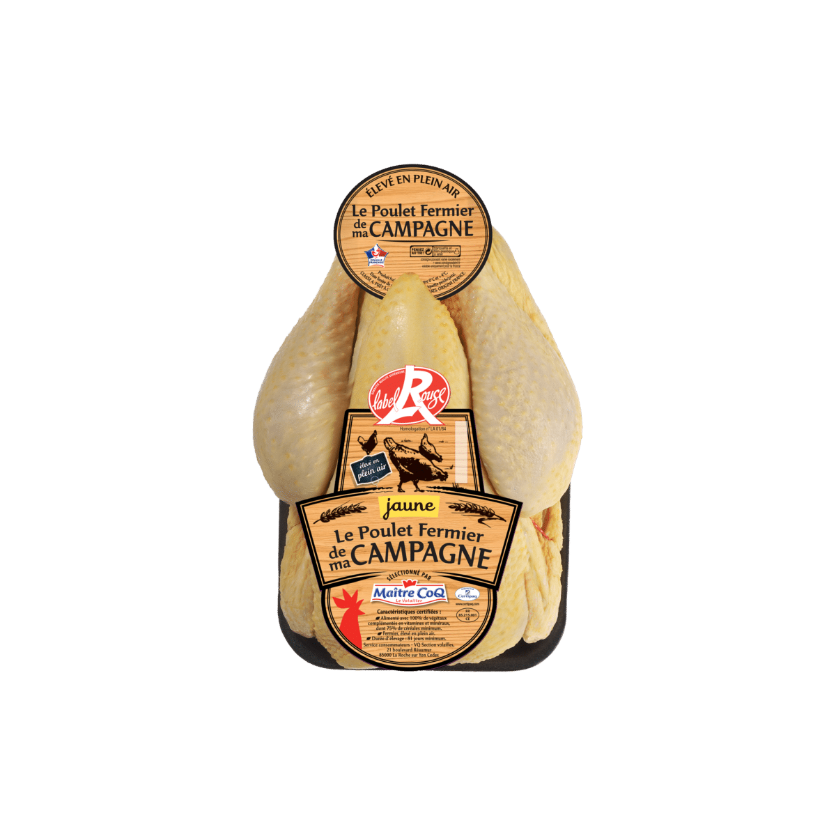 Achat en ligne POULET FERMIER FRANCE LABEL ROUGE sur cash-alimentaire.com
