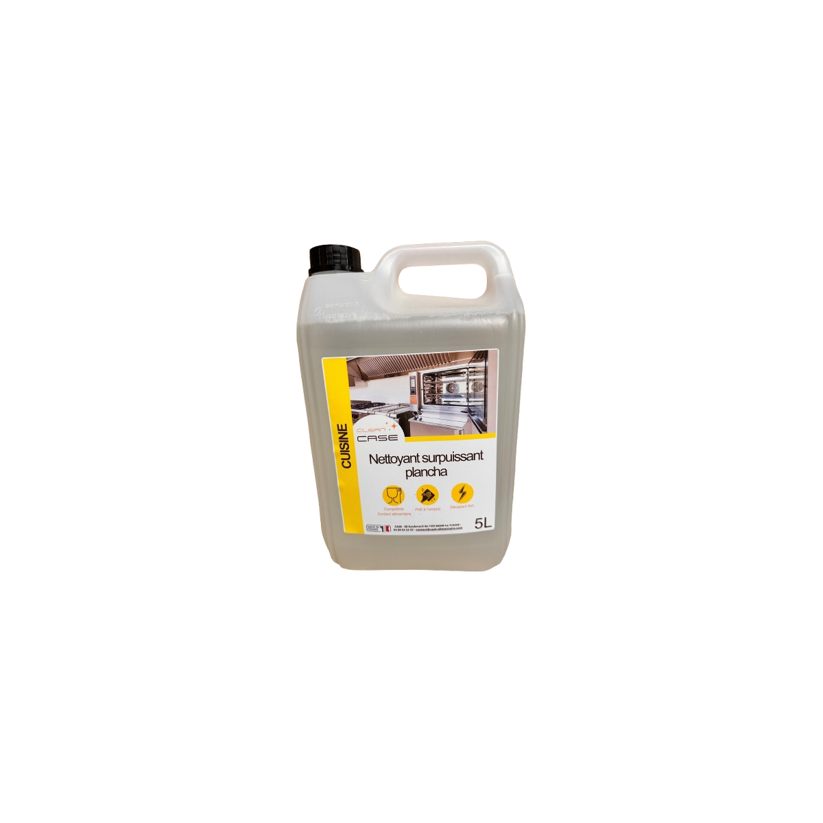 Achat en ligne NETTOYANT SURPUISSANT SPECIAL PLANCHA BIDON 5L sur cash-alimentaire.com