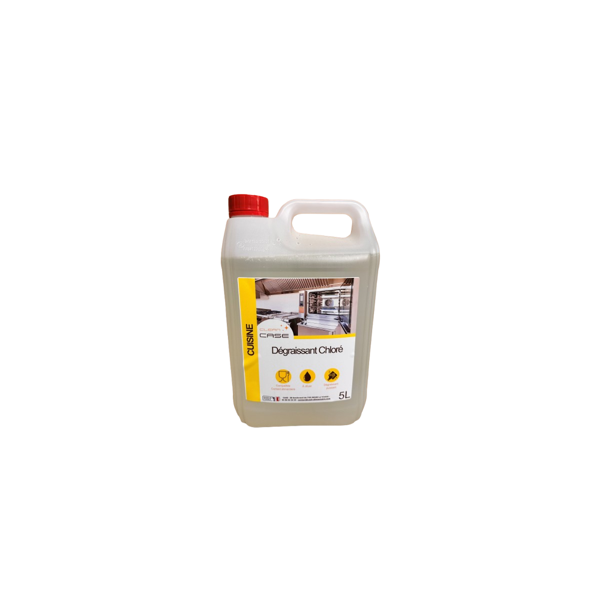 Achat en ligne DEGRAISSANT CHLORE BIDON 5L sur cash-alimentaire.com