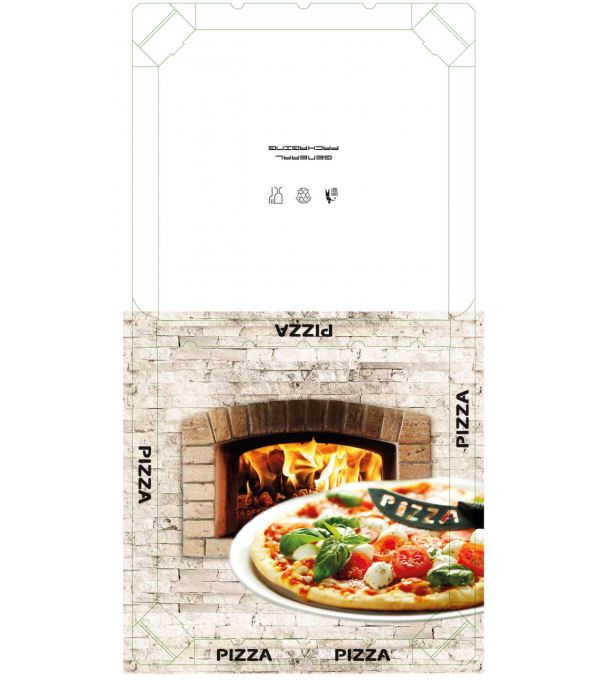 Achat en ligne BOITE PIZZA HAVANE 40 X H4CM TREVISO sur cash-alimentaire.com