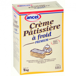 Achat en ligne CREME PATISSIERE A FROID PREMIUM 1KG sur cash-alimentaire.com