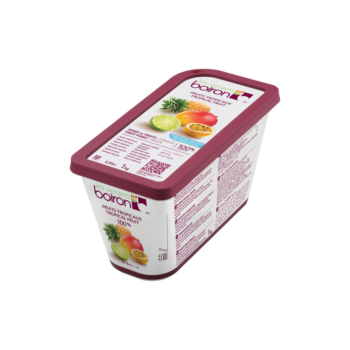 Achat en ligne PUREE DE FRUITS TROPICAUX NON SUCREE 1 KG sur cash-alimentaire.com