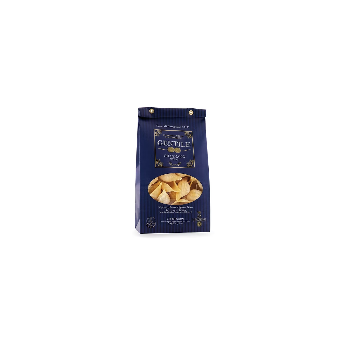 Achat en ligne CONCHIGLIONI DE GRAGNANO IGP 500GR sur cash-alimentaire.com