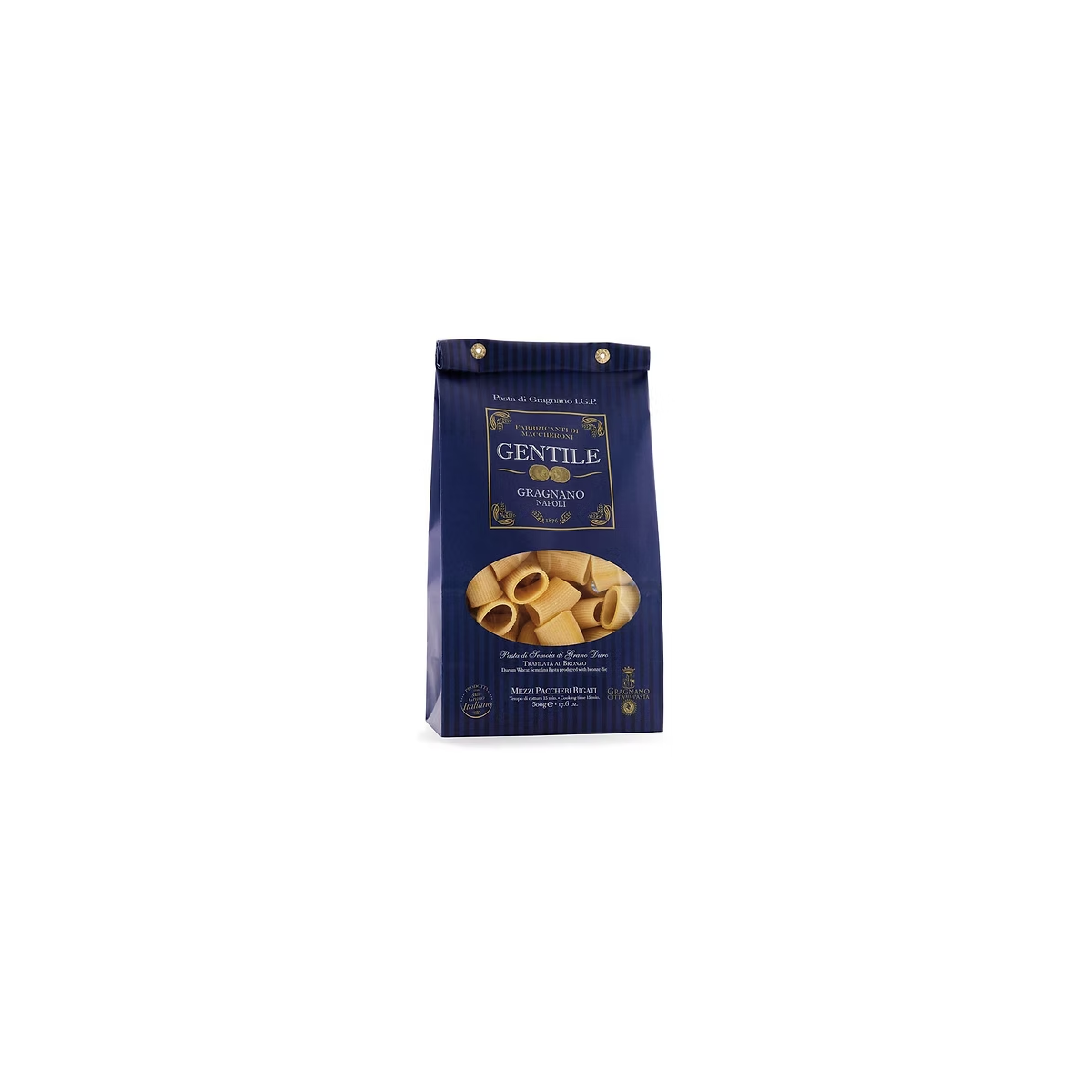 Achat en ligne MEZZI PACCHERI DE GRAGNANO IGP 500GR sur cash-alimentaire.com