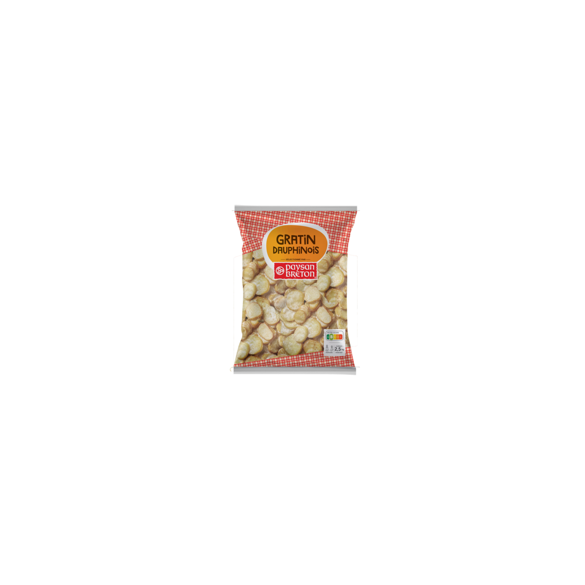 Achat en ligne GRATIN DAUPHINOIS CUIT LE SACHET 2.5KG sur cash-alimentaire.com